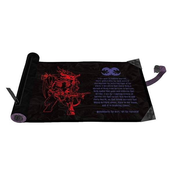 Dice Bag/Rolling Mat - Warhammer 40,000 (40k): Dice Scroll (premium Foil) - Tyranids - Ultra Pro #16441 - !terninger & Tilbehã¸r