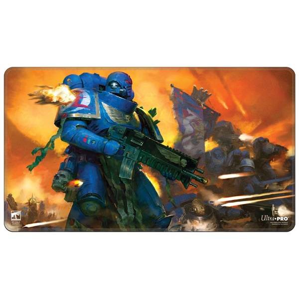 Spillemã¥tte (playmat) - Warhammer 40,000 (40k) Stitched: Space Marines (adeptus Astartes) - Ultra Pro #16481 - !kort Tilbehã¸r