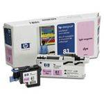 Hp 81 Lys Magenta Printhead & Cleaner Original