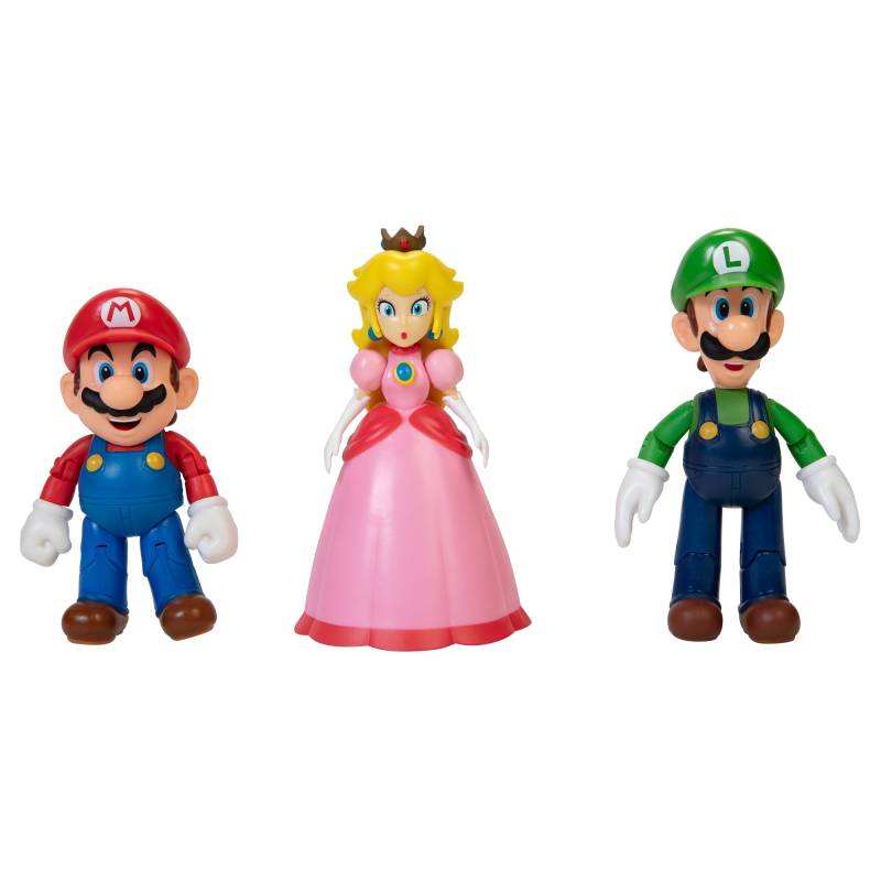 Nintendo - 3-Pack 10cm Mushroom Kingdom Diorama Set (64511-4l)