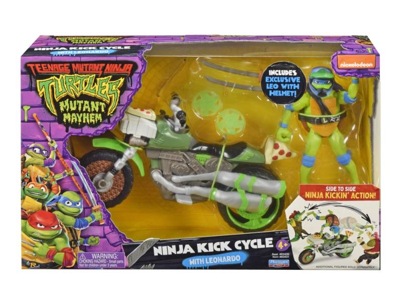 Turtles Mayhem Køretøj Med Figur Ass.