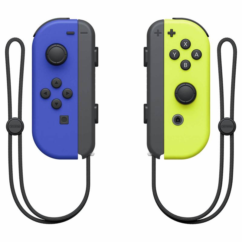 Nintendo Switch Joy-Con Controller Pair - Blå (l) & Neon Gul (r)