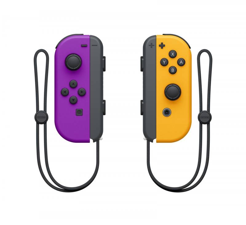 Nintendo Switch Joy-Con Controller Pair - Neon Lilla (l) & Neon Orange (r)