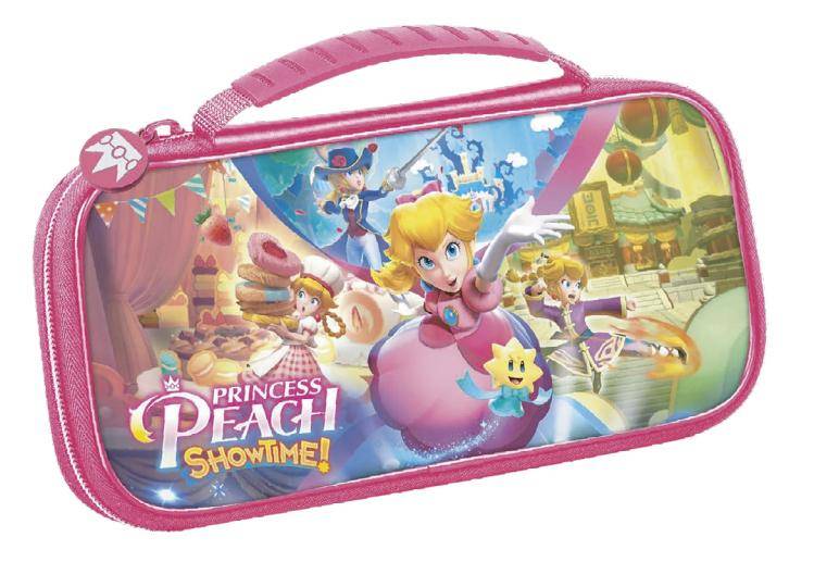 Nintendo Switch - Deluxe Travel Case (princess Peach Showtime) Nintendo Switch Tilbehør - Geekd.dk