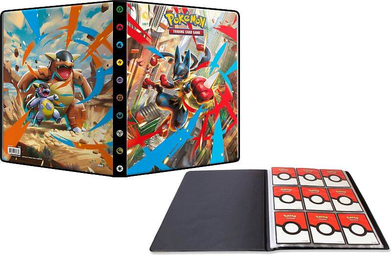 Mappe - Pokemon - Me01 - Mega Evolution: Base Set - Album - 9-Pocket (holder 252 Kort) Ultrapro #16086 - !kort Tilbehã¸r