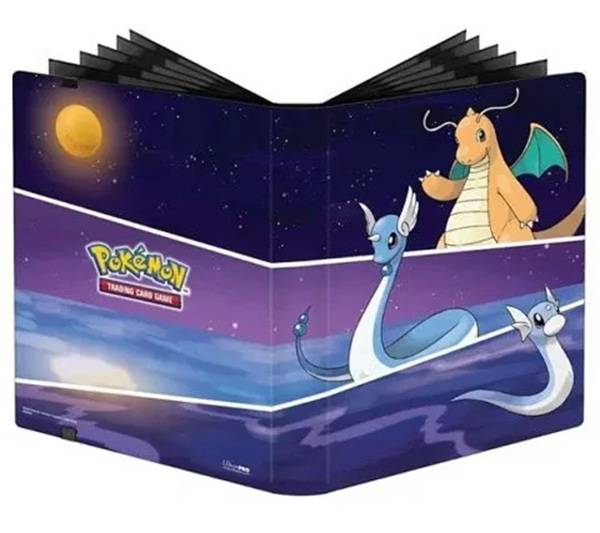 Mappe - Pokemon: Starry Dragonite 9-Pocket Pro-Binder 18x20 (plads Til 360 Kort) Ultra Pro #16497 - !kort Tilbehã¸r