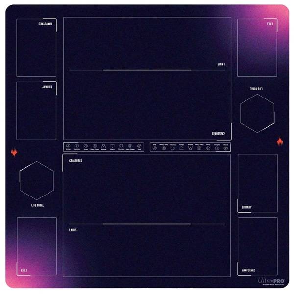 Magic Spillemã¥tte (playmat) - Magic: The Gathering Foundations - Learn To Play 2-Player Battlemat - Ultra Pro #38644 - !kort Tilbehã¸r