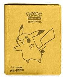 Mappe - Pokemon:  Pikachu Premium Pro-Binder 18x20 (plads Til 360 Kort) Ultra Pro #84570 - !kort Tilbehã¸r