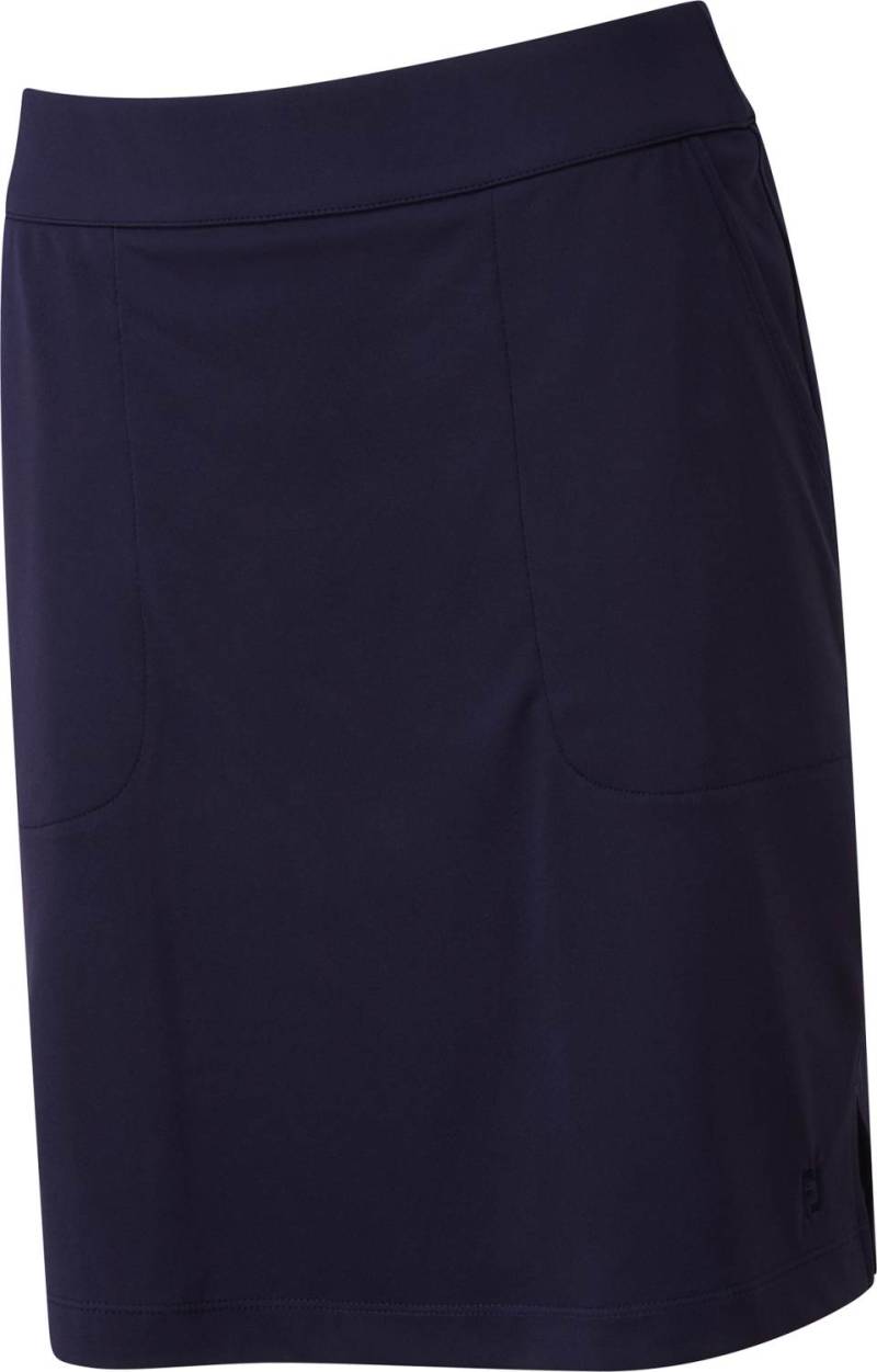 Footjoy Interlock Solid Skort - Long Dame Nederdel - Navy - Str. L / Lang