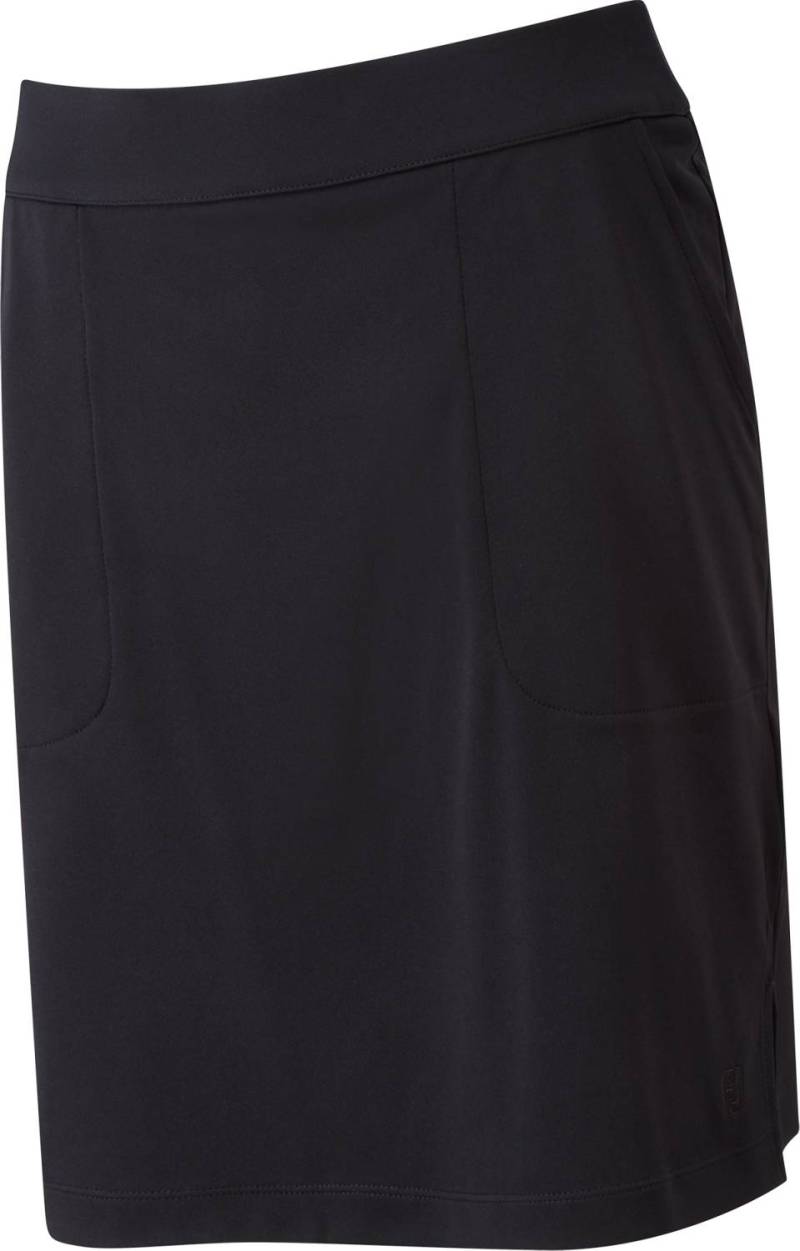 Footjoy Interlock Solid Skort - Long Dame Nederdel - Black - Str. Xxl / Lang
