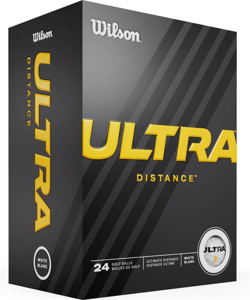 Wilson Staff Ultra Lue (24 Pakke) Golfbolde - White
