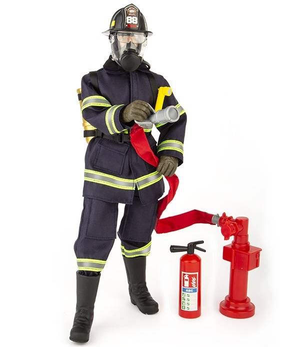 Brandmand Action Figur 30,5cm Med Tilbehør (model A) - World Peacekeepers