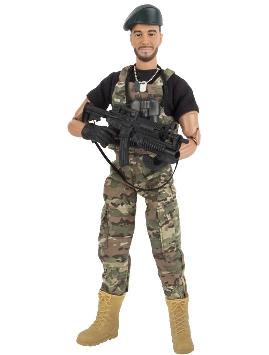 Navy Seal Special Ops Action Figur 30,5cm Med Tilbehør - World Peacekeepers