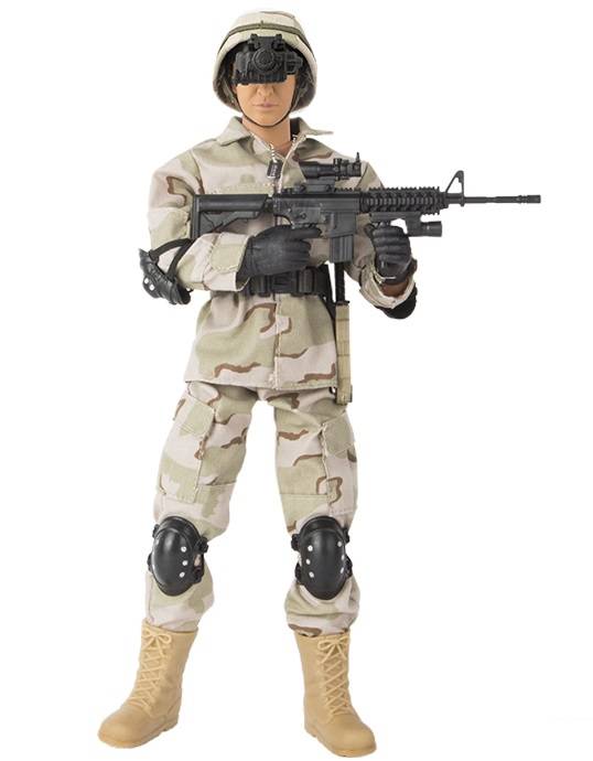 Navy Seal Team Six Action Figur 30,5cm Med Tilbehør - World Peacekeepers