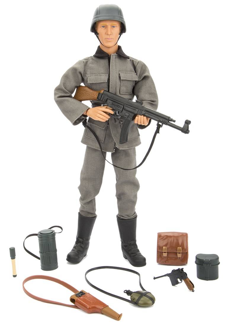 Ww2 Allierede Infanterist Action Figur 30,5cm Med Tilbehør - World Peacekeepers