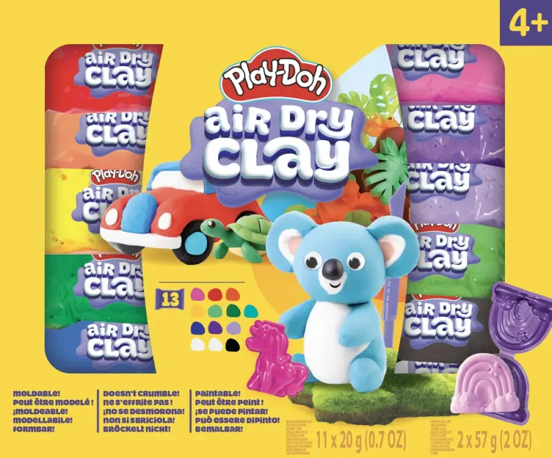 Play Doh Lufttørrende Ler Variationssæt - Play-Doh