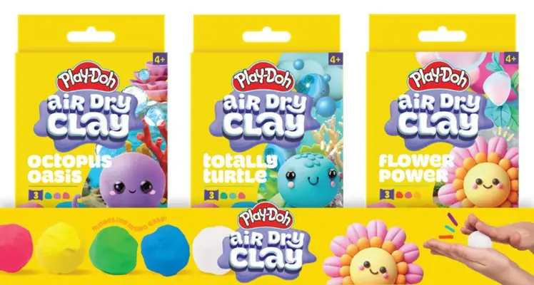 Play Doh Lufttørrende Ler Buddy Peg Boks Ass - Play-Doh