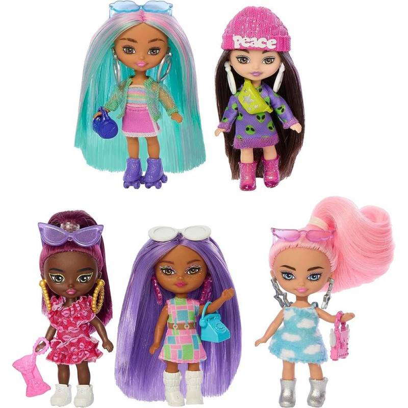 Barbie Extra Mini Dukker 5-Pack
