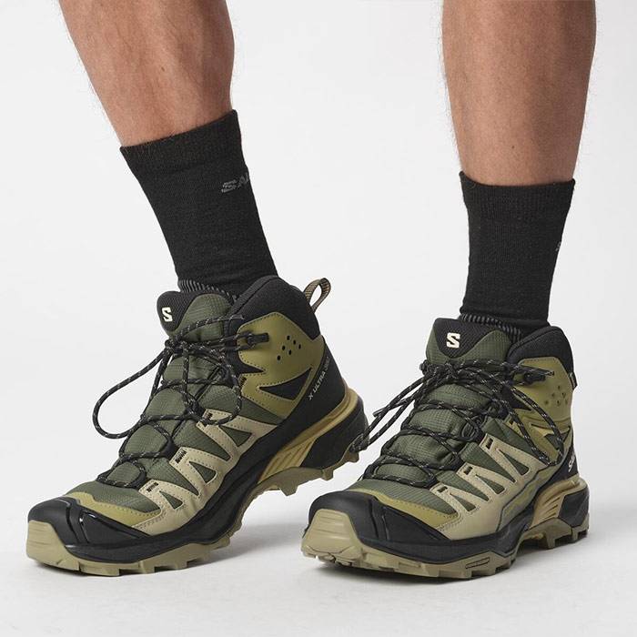 Salomon X Ultra 360 Mid Gtx Herre / Mænd, Olive Night-44 / Uk 9,5 - Vandresko