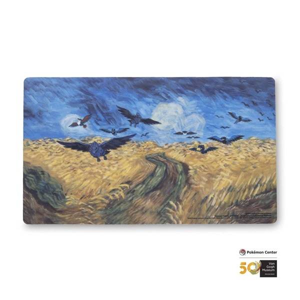 Pokemon Spillemã¥tte (playmat) - Pokã©mon Center X Van Gogh Museum: Corviknight Inspired By Wheatfield With Crows - !kort Tilbehã¸r