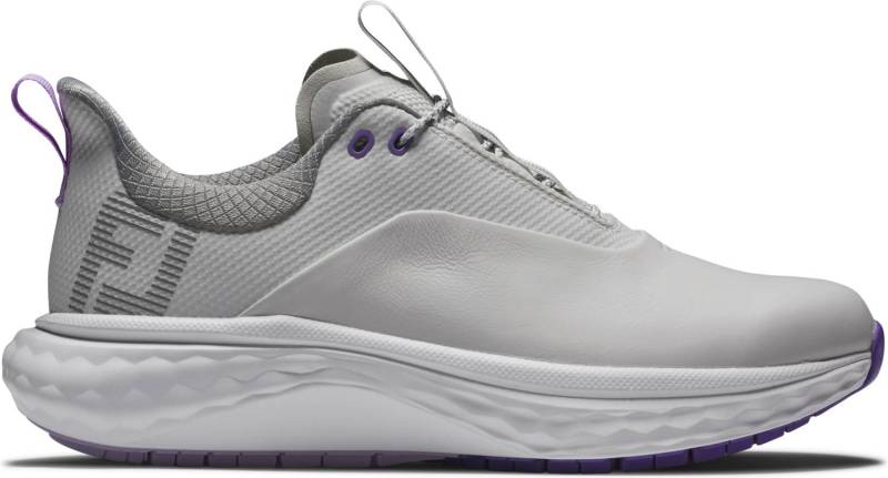 Footjoy Quantum Vandtætte Dame Golfsko Uden Spikes - Grey/White/Purple - Str. 38 Normal