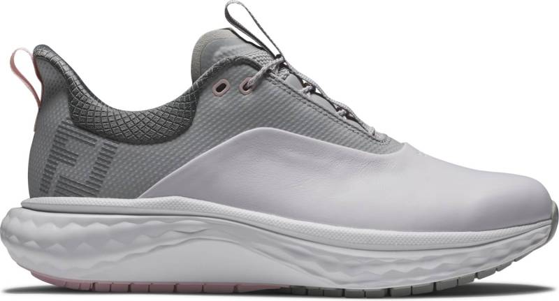 Footjoy Quantum Vandtætte Dame Golfsko Uden Spikes - White/Grey/Pink - Str. 37 Normal