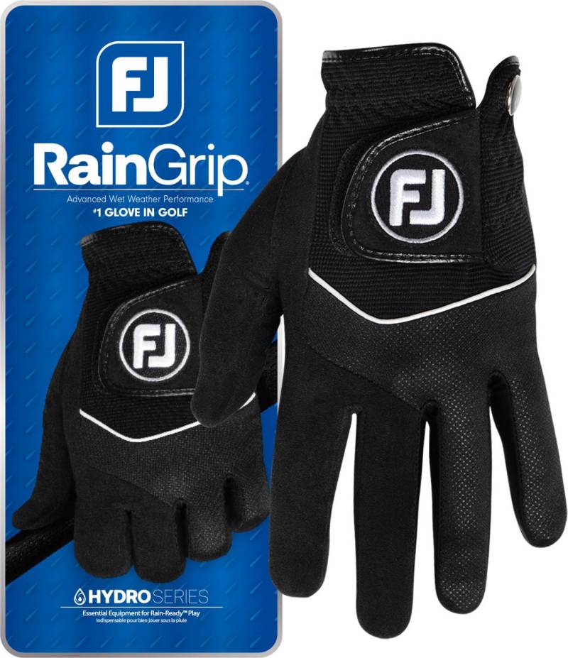 Footjoy Raingrip (2025) Regnvejr Herre Golfhandske - Black - Par - Str. S