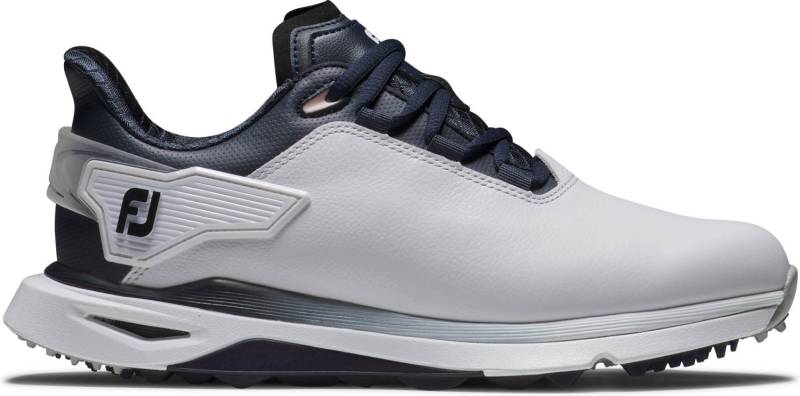 Footjoy Pro/Slx Vandtætte Dame Golfsko Uden Spikes - White/Navy/Pink - Str. 40 1/2 Bred