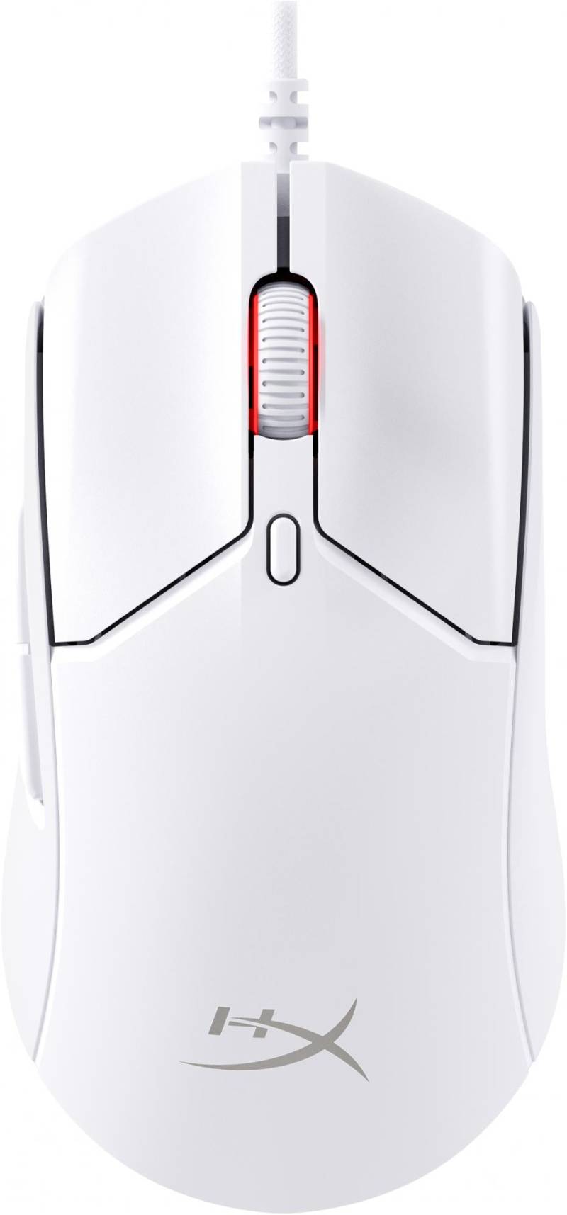 Hyperx Pulsefire Haste 2 Optisk Kabling Hvid