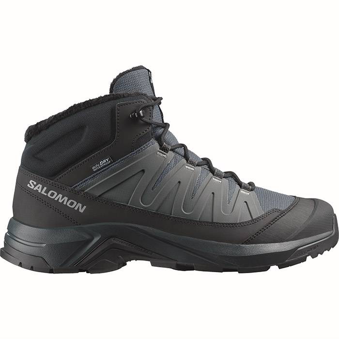 Salomon X-Adventure Coldrush Winter Wp Herre / Mænd, Asphalt/Black-46 2/3 / Uk 11,5 - Vintersko, Vinterstøvler