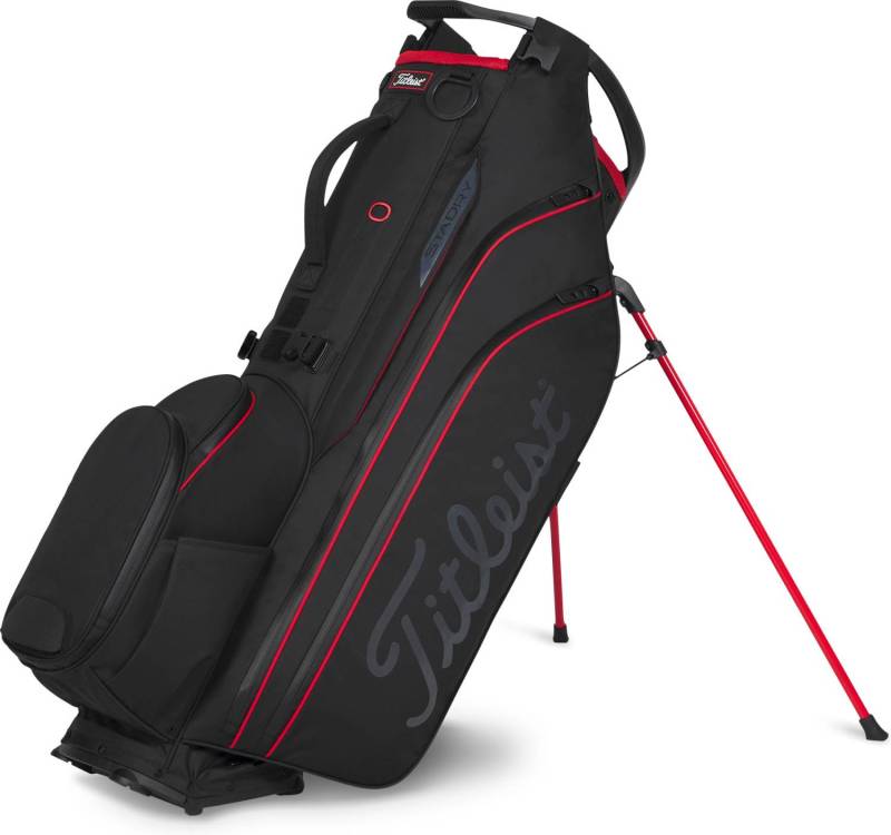Titleist Hybrid 14 Stadry (2026) Vandtæt Bærebag - Black/Black/Red
