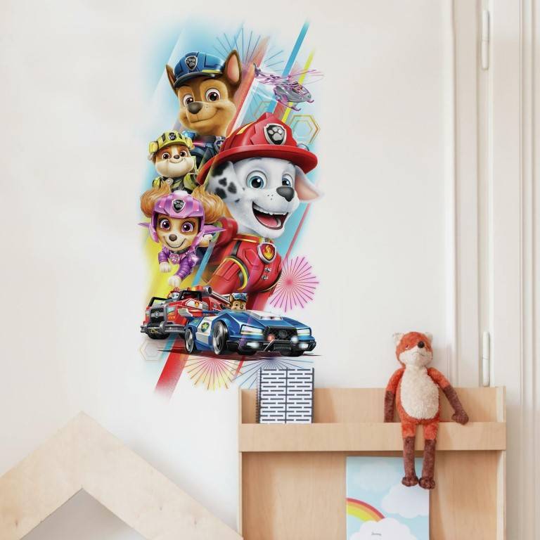 Paw Patrol Filmen / The Movie Gigant Wallsticker - Roommates