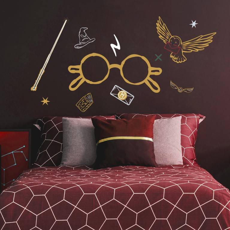 Harry Potter Briller Gigant Wallsticker - Roommates