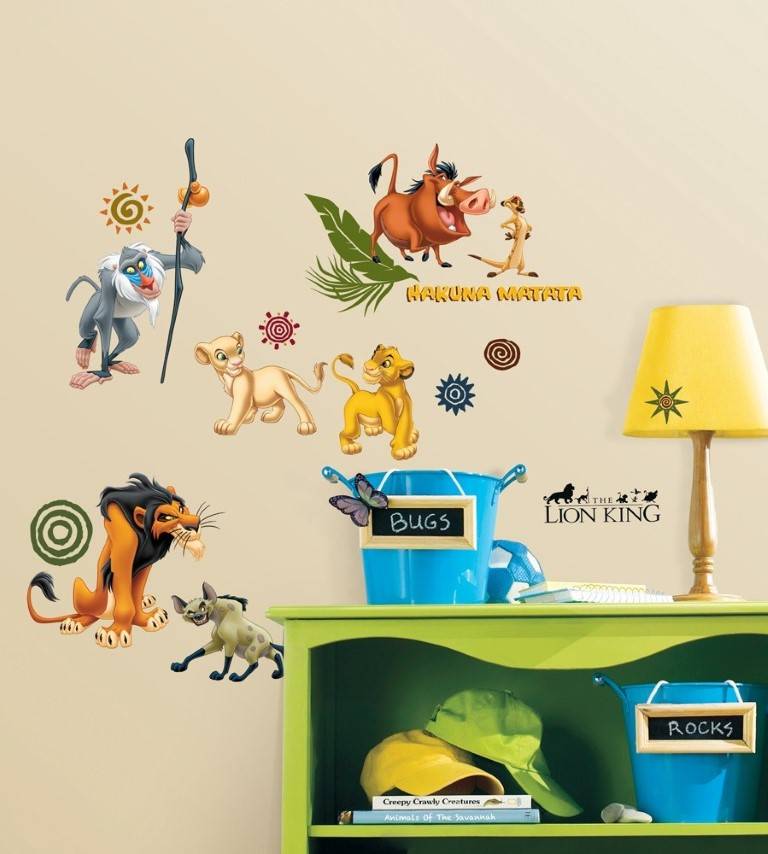 Disney Løvernes Konge Wallstickers - Roommates