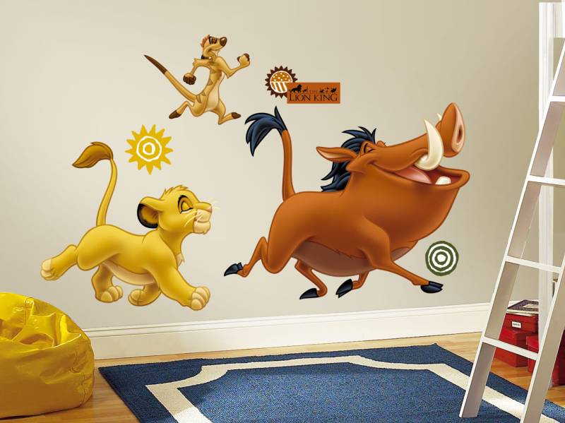 Løvernes Konge Gigant Wallsticker - Roommates