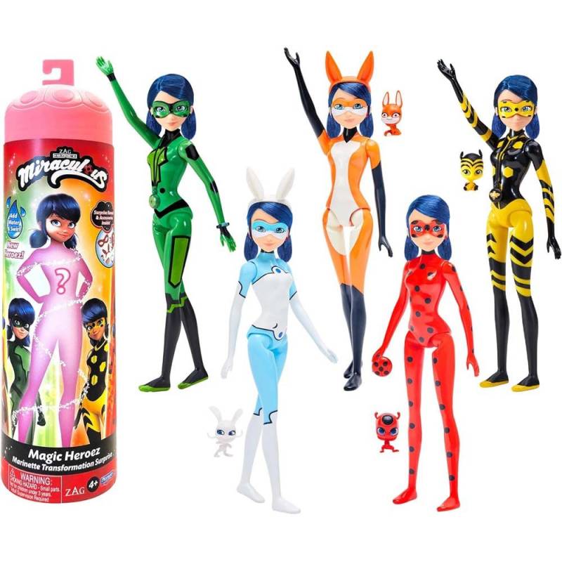 Miraculous Magic Heroez Reveal Dukker - Ladybug Og Cat Noir