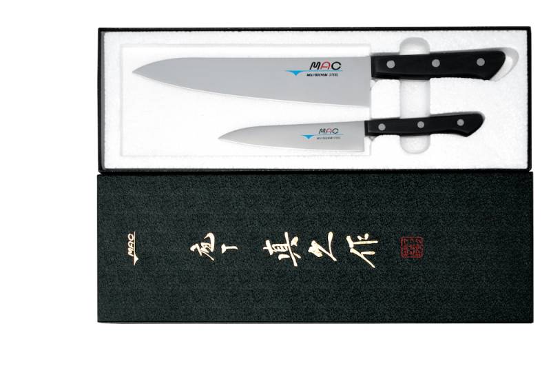 Mac Chef Knivsæt M. 2 Knive (kokkekniv Og Utility Kniv) - Mac Knive