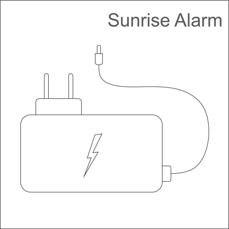 Lysterapilampe - Adaptor Til Lumie Sunrise Alarm - Dansk Lysterapi