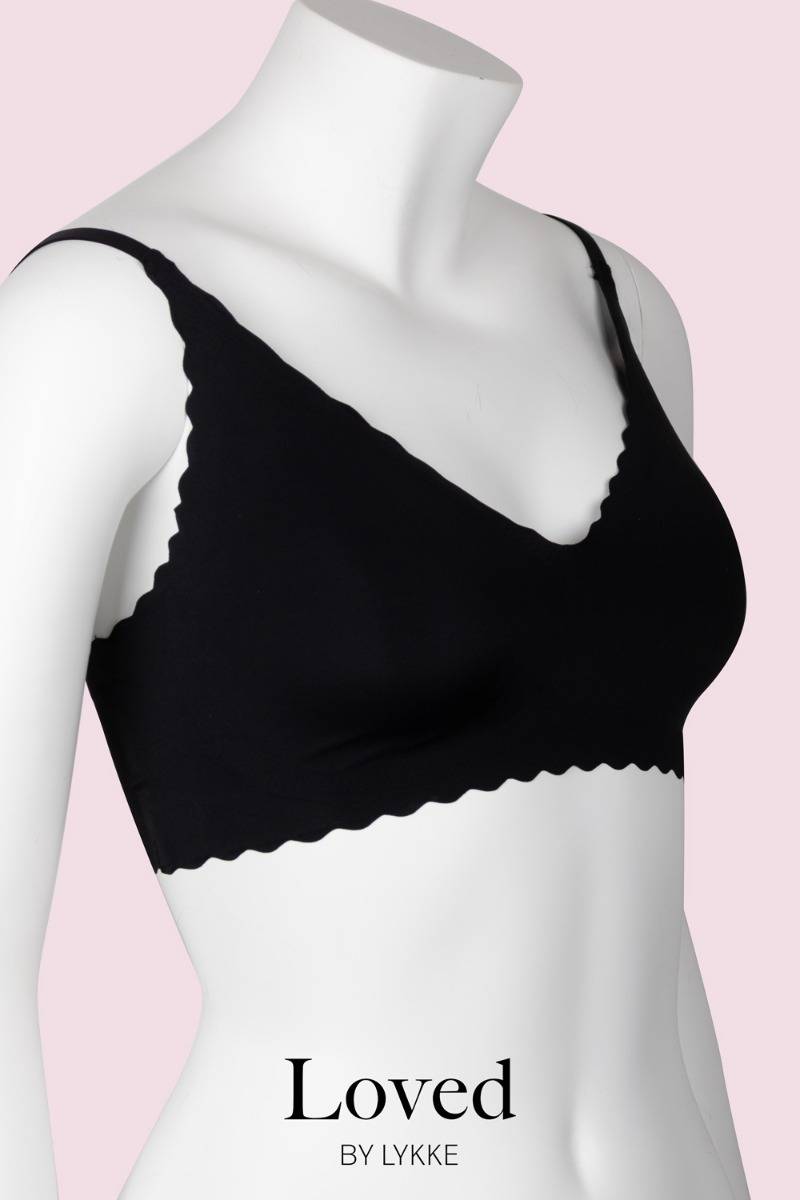 Loved By Lykke - Undertøj - Loved Bra - Black