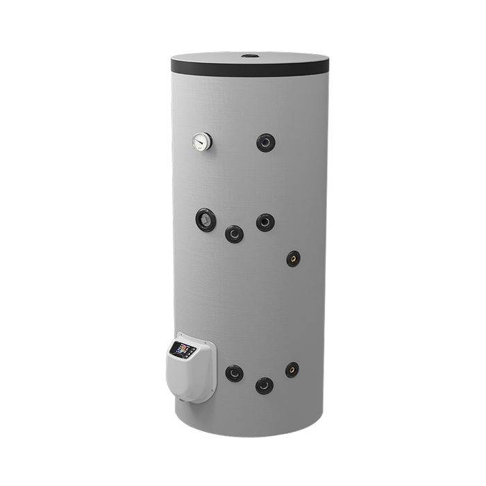 Combi Varmtvandsbeholder 300 L - Fritstående Med 1 Spiral Og Elektronisk Kontrol