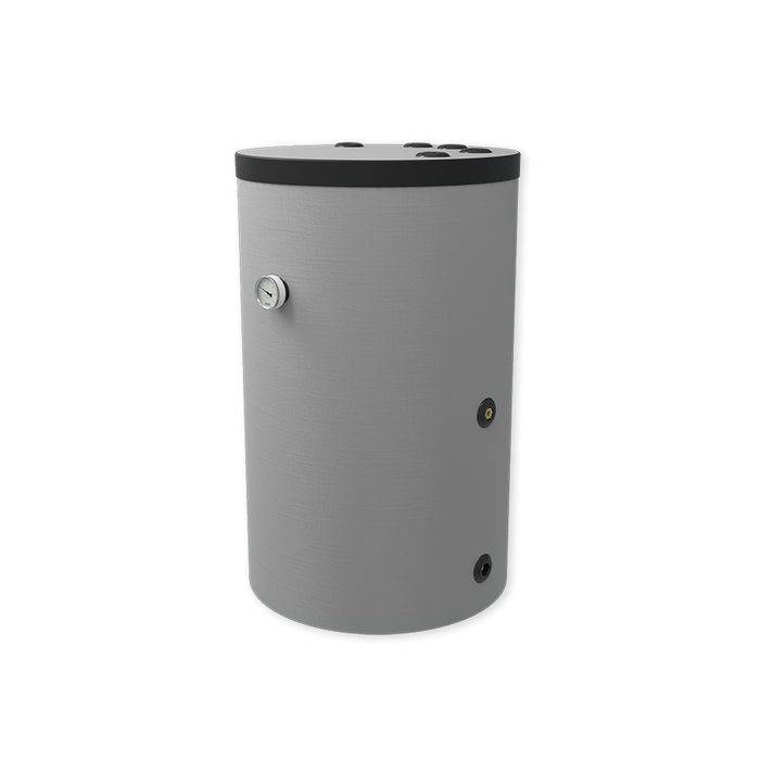 Varmtvandsbeholder - 150 L - Stor Spiral - Til Varmepumper