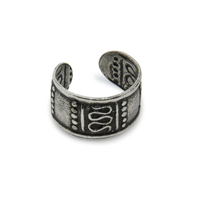 øreringe, Earcuff Bølger Og Prikker, Sterlingsølv - Beadhouse Of Copenhagen