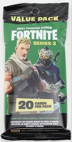 Panini Fortnite Trading Cards - Series 3 - Fat/Value Pack - !andet
