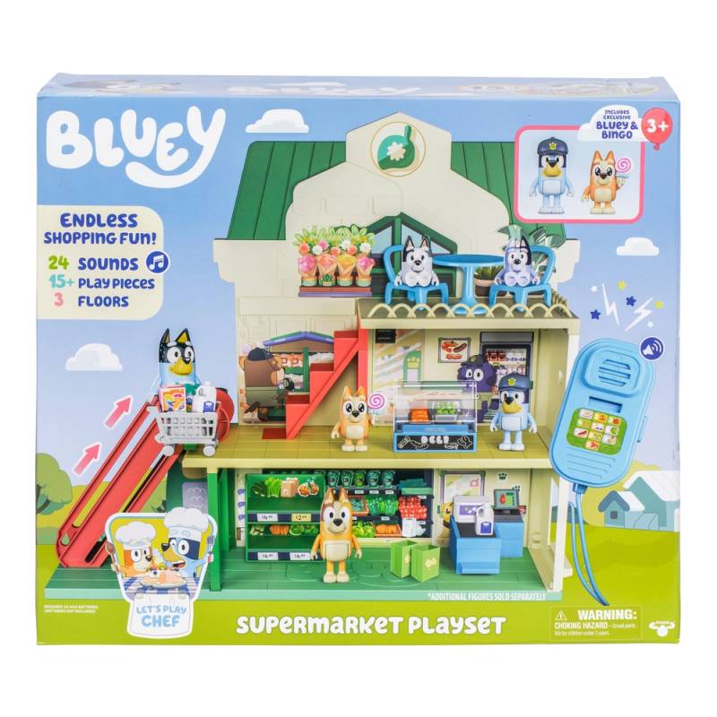 Bluey Supermarked Legesæt Med Lyd