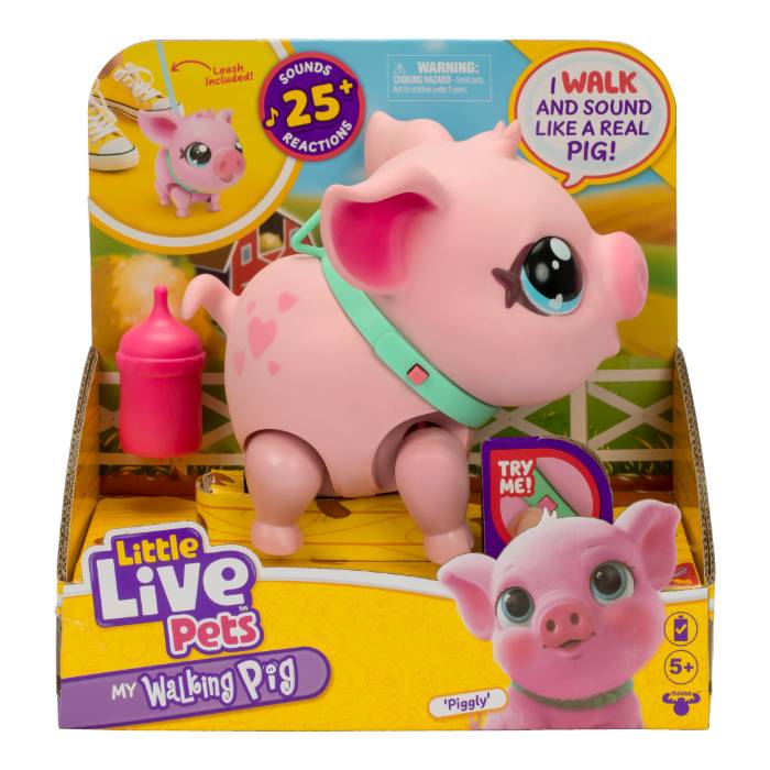 Little Live Pets Piggly Den Gående Kæledyrsgris
