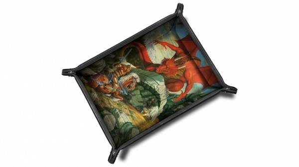 Metallic Dice Games - Dungeons & Dragons (d&d) Masterworks Dice Tray: Larry Elmore - !terninger & Tilbehã¸r