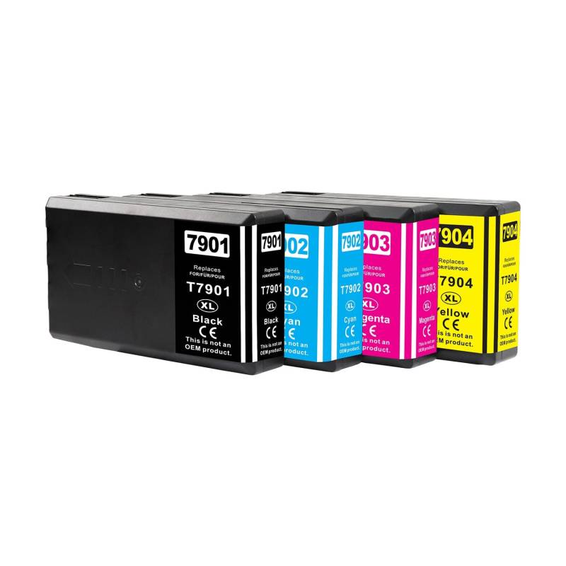 Pakke Sæt Epson 79xl  4 Farver Bk-C-M-Y  Alternativ  100 Ml - Inkpartner Aps