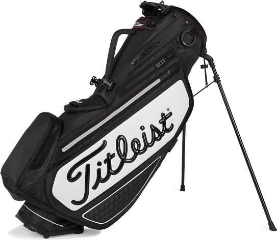 Titleist Tour Series Premium Stand Stadry Vandtæt Bærebag - Black/White