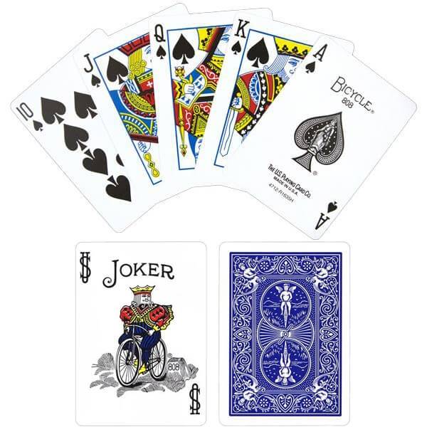 Bicycle Rider Back, Rød (black Seal) - Us Playingcard Company