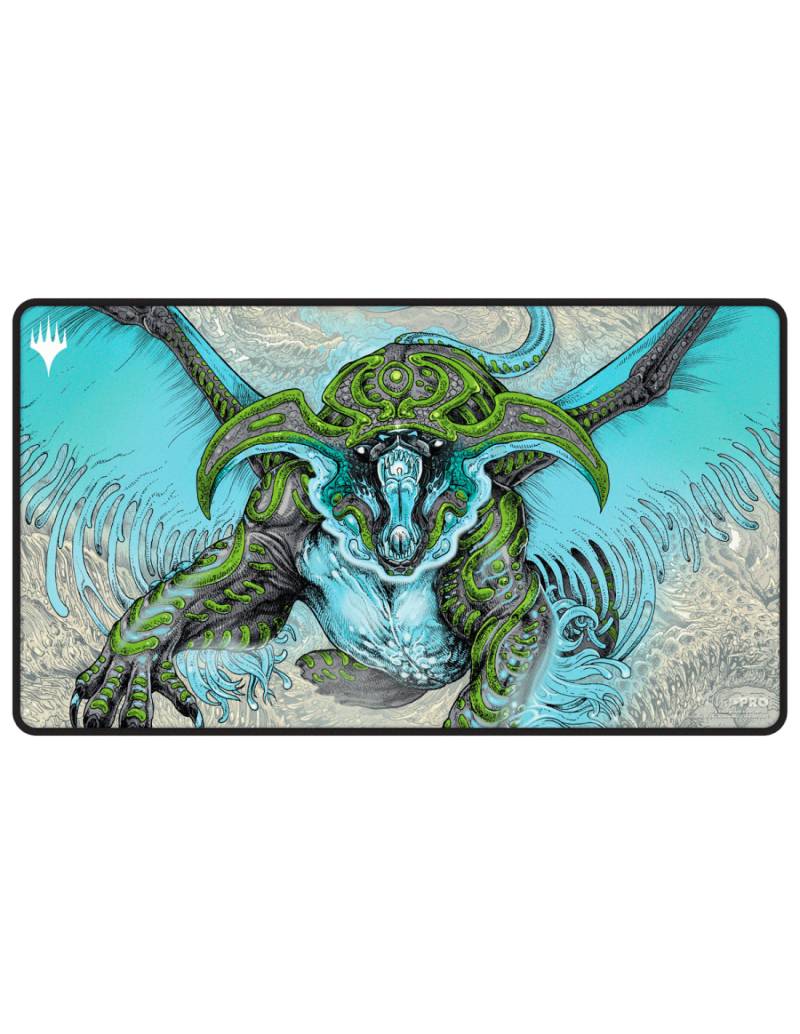 Ureni, The Song Unending (temur) - Stitched Playmat - Tarkir Dragonstorm - Magic The Gathering - Ultra Pro - Blackfire